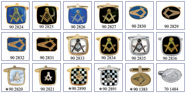 masonic jewellery range